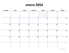 calendario mensual 2054 04