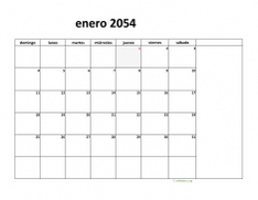 calendario mensual 2054 08
