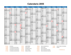 Calendario de México del 2055 08