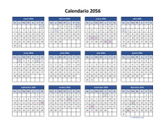 Calendario de México del 2056 04