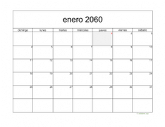 calendario mensual 2060 05
