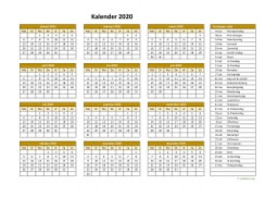 Kalender 2020 Niederlande 03