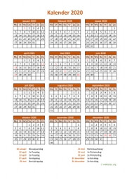 Kalender 2020 Niederlande 07