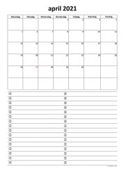 Kalender April 2021 Niederlande 07