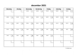 Kalender December 2021 Niederlande 01