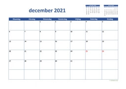 Kalender December 2021 Niederlande 02