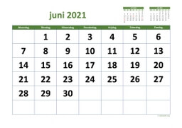 Kalender Juni 2021 Niederlande 03