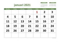 Maandkalender 2021 Niederlande 03