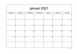 Maandkalender 2021 Niederlande 05