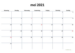 Kalender Mei 2021 Niederlande 04