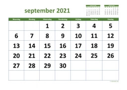 Kalender September 2021 Niederlande 03