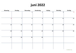 Kalender Juni 2022 Niederlande 04