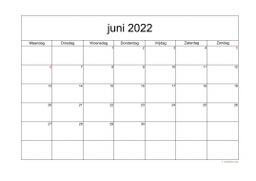 Kalender Juni 2022 Niederlande 05