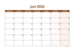 Kalender Juni 2022 Niederlande 06