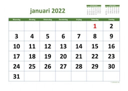 Maandkalender 2022 Niederlande 03