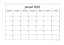 Maandkalender 2022 Niederlande 05