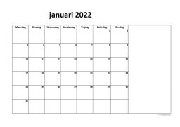 Maandkalender 2022 Niederlande 08