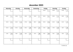 Kalender December 2023 Niederlande 01