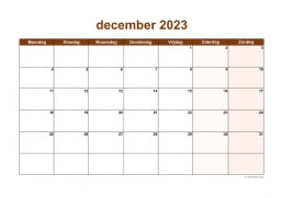 Kalender December 2023 Niederlande 06