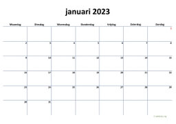 Kalender Januari 2023 Niederlande 04