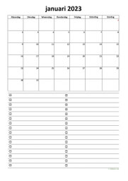 Kalender Januari 2023 Niederlande 07