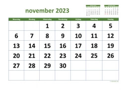 Kalender November 2023 Niederlande 03