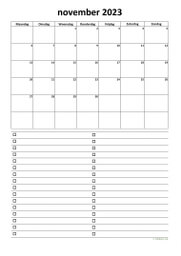 Kalender November 2023 Niederlande 07