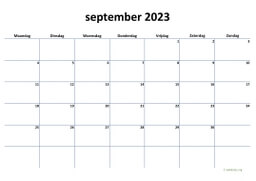 Kalender September 2023 Niederlande 04