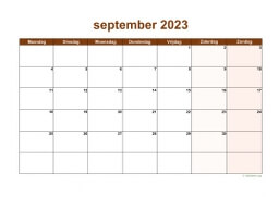 Kalender September 2023 Niederlande 06