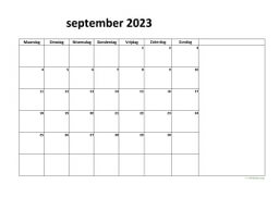 Kalender September 2023 Niederlande 08