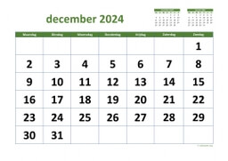 Kalender December 2024 Niederlande 03