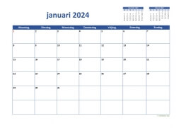 Maandkalender 2024 Niederlande 02