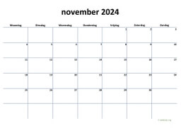Kalender November 2024 Niederlande 04