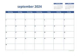 Kalender September 2024 Niederlande 02