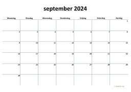 Kalender September 2024 Niederlande 04