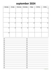 Kalender September 2024 Niederlande 07