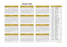Kalender 2025 Niederlande 03