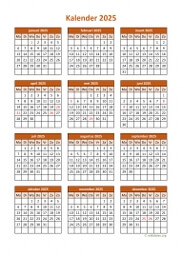 Kalender 2025 Niederlande 06