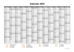 Kalender 2025 Niederlande 08