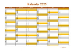 Kalender 2025 Niederlande 09
