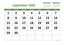 Kalender September 2025 Niederlande 03