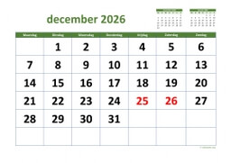 Kalender December 2026 Niederlande 03