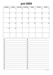 Kalender Juni 2026 Niederlande 07