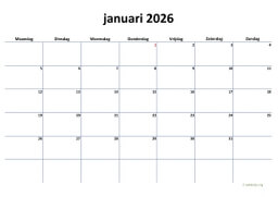 Maandkalender 2026 Niederlande 04