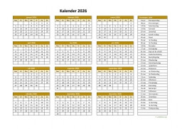 Kalender 2026 Niederlande 03