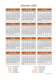 Kalender 2026 Niederlande 07