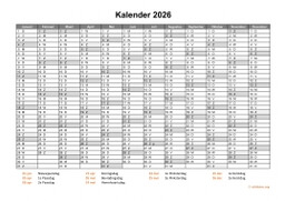 Kalender 2026 Niederlande 08