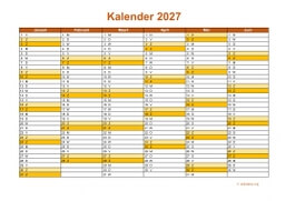 Kalender 2027 Niederlande 09