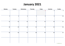 Calendar Monthly 2021 for UK 04