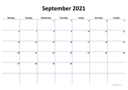 Calendar September 2021 for UK 04